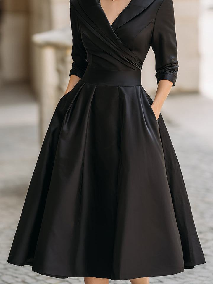 Lina – Midikleid aus Satin