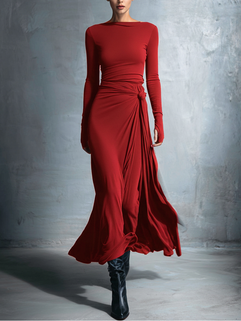 Lyla - Elegantes Fluid Maxi Kleid