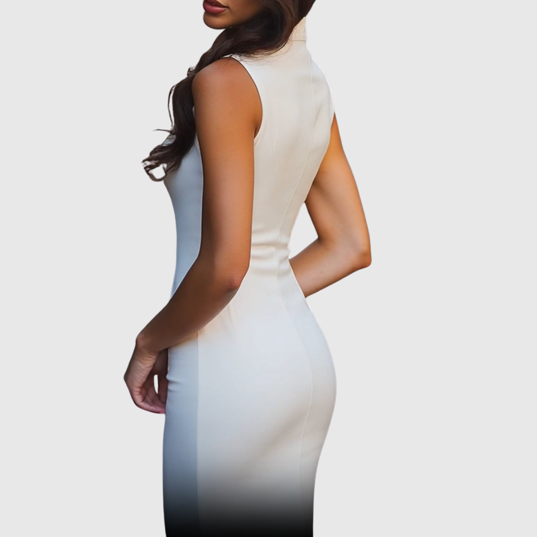 Daisy | Reißverschluss-Front Bodycon Kleid
