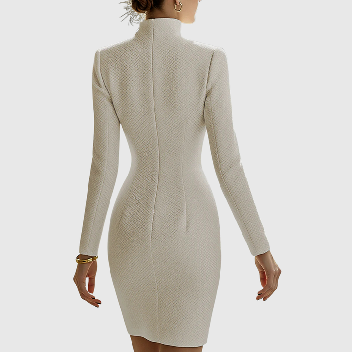 Harriet | Sanduhr-Leder-Minikleid