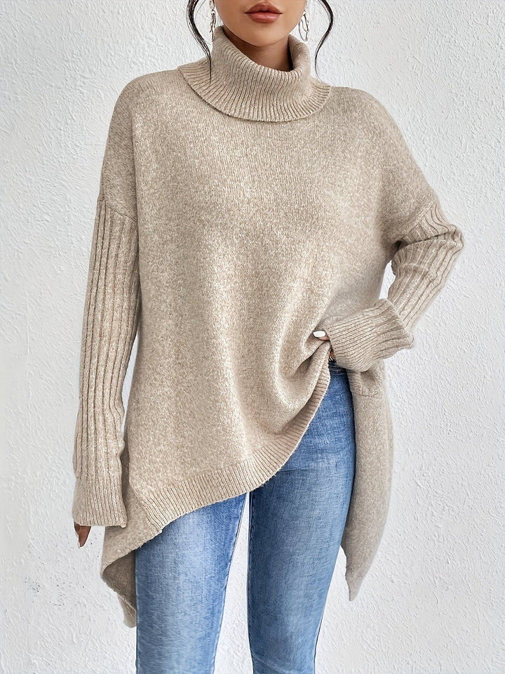 Isla - Übergroßer Rollkragenpullover