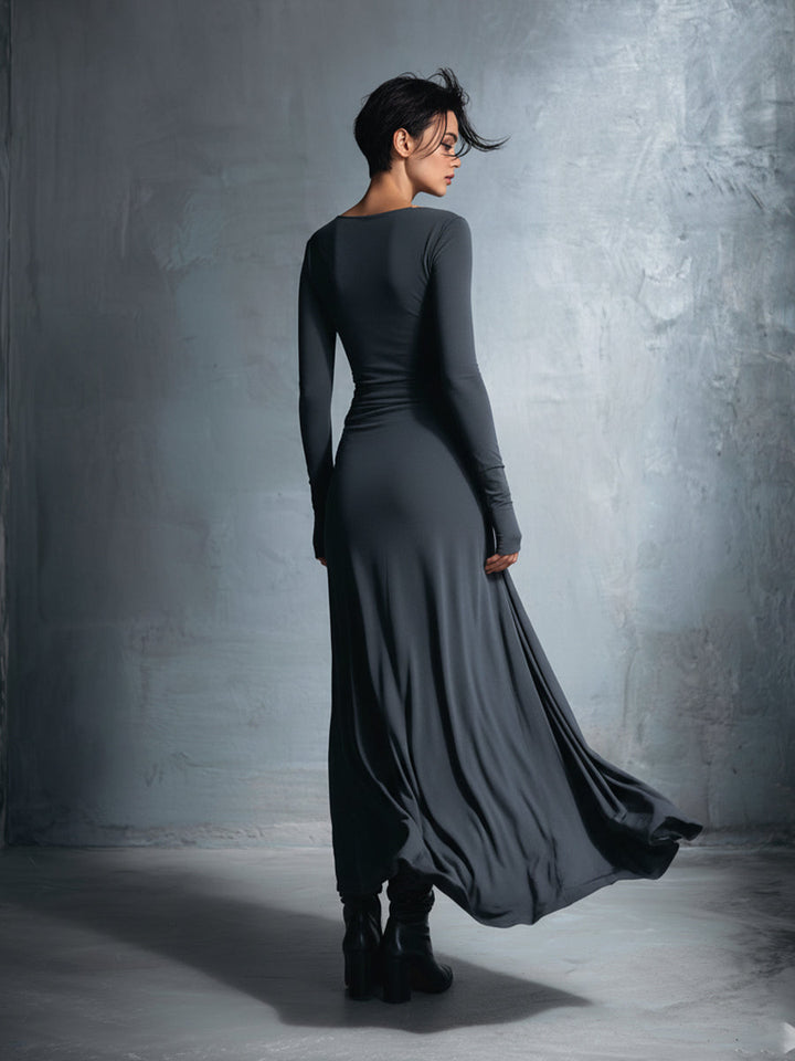Lyla - Elegantes Fluid Maxi Kleid