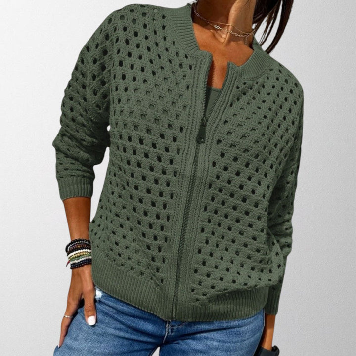 Olivia - Premium Gestrickter Cardigan