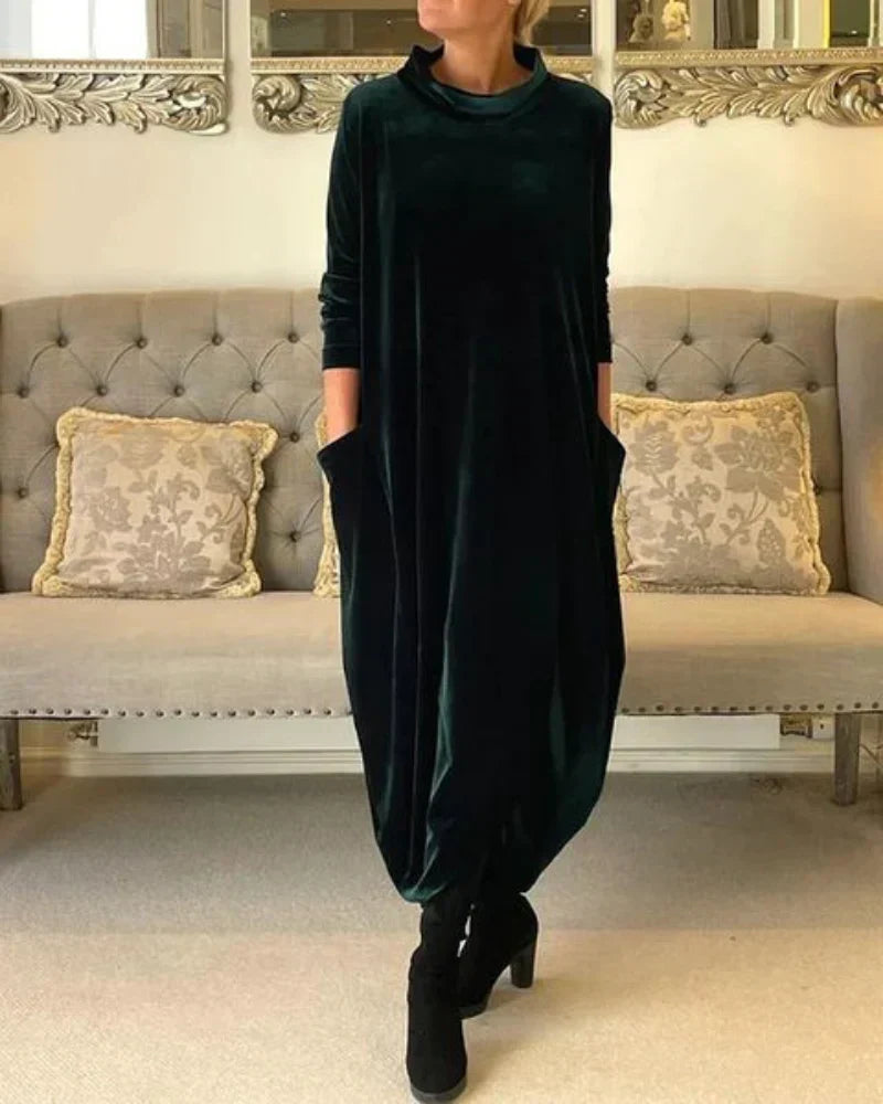 Etta – Elegantes Herbstkleid mit Taschen