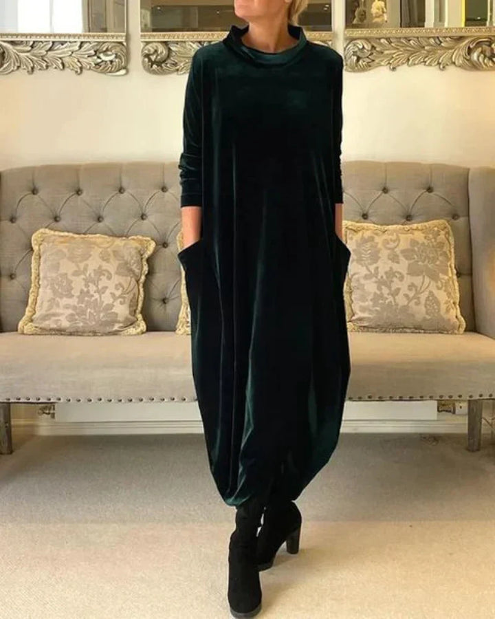 Etta – Elegantes Herbstkleid mit Taschen