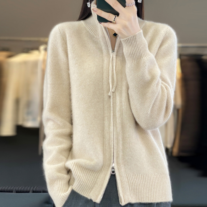 Lisa | Cashmere Zip Weste