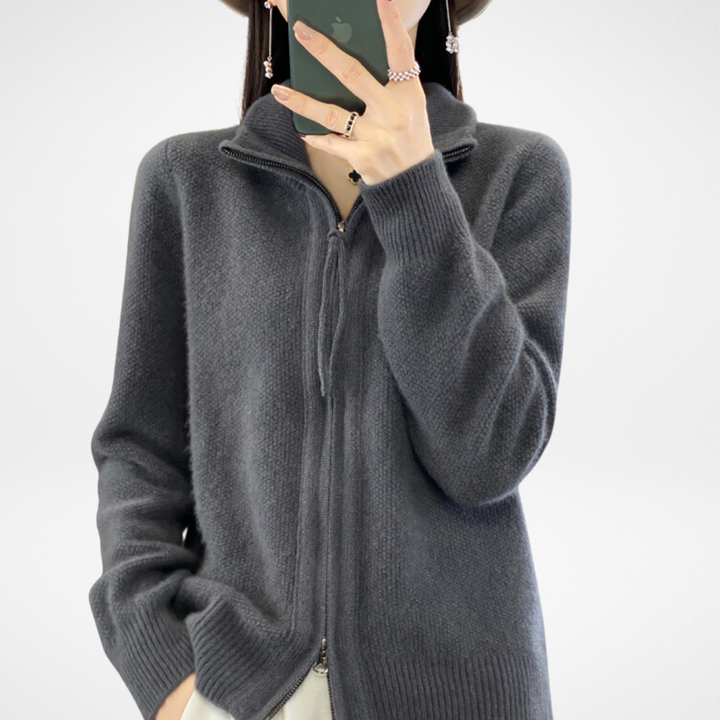 Lisa | Cashmere Zip Weste