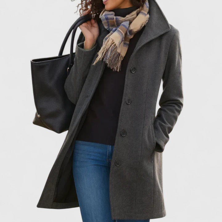 Claire – Klassischer Wollmischmantel