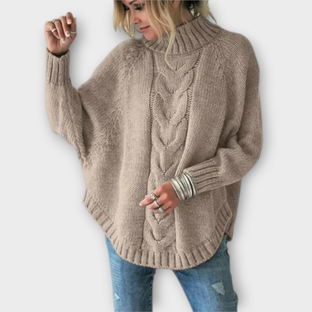 Elysian - Gestrickter Pullover mit Kabelmuster