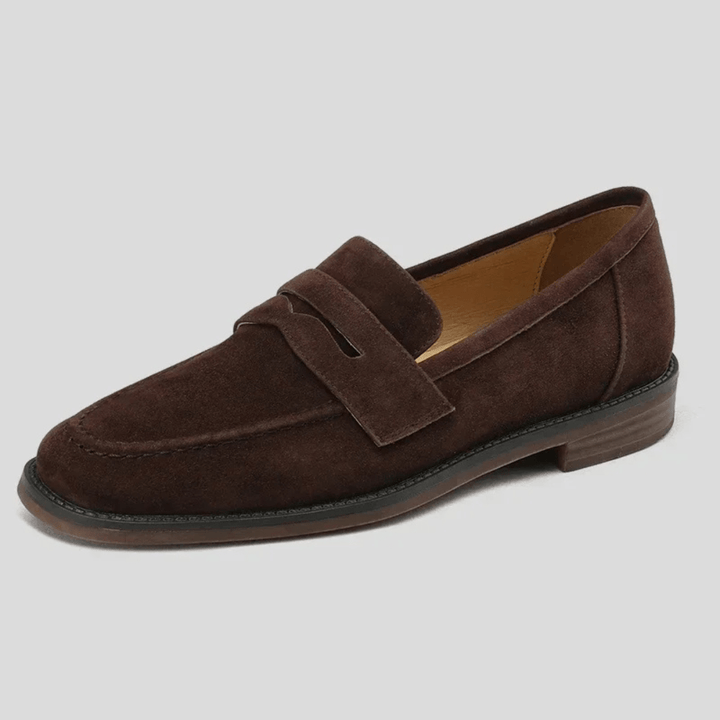 Bianca - Klassische Vintage-Lederloafers
