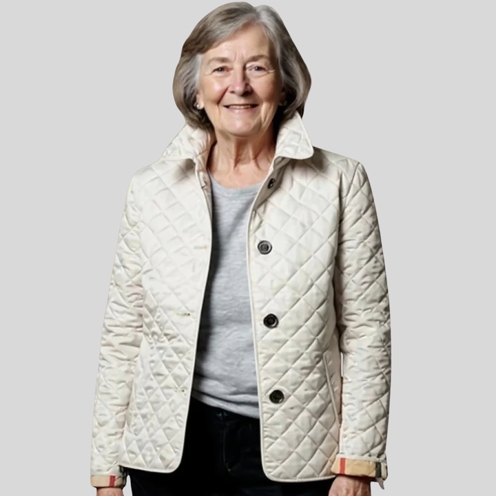 Diana - Legere Steppjacke mit umgeschlagenem Kragen