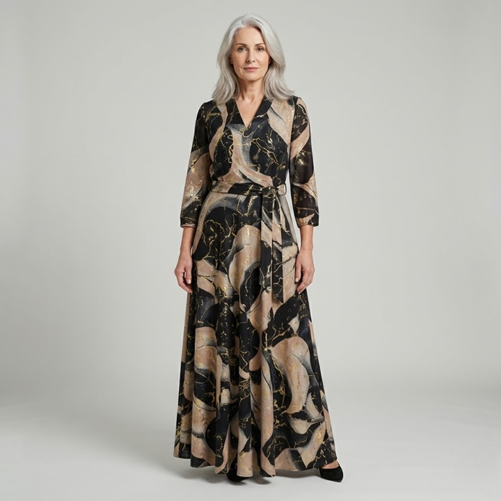 Daisy - Atmungsaktives Blumenchiffonkleid