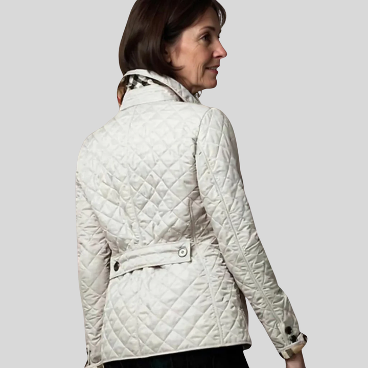 Diana - Legere Steppjacke mit umgeschlagenem Kragen