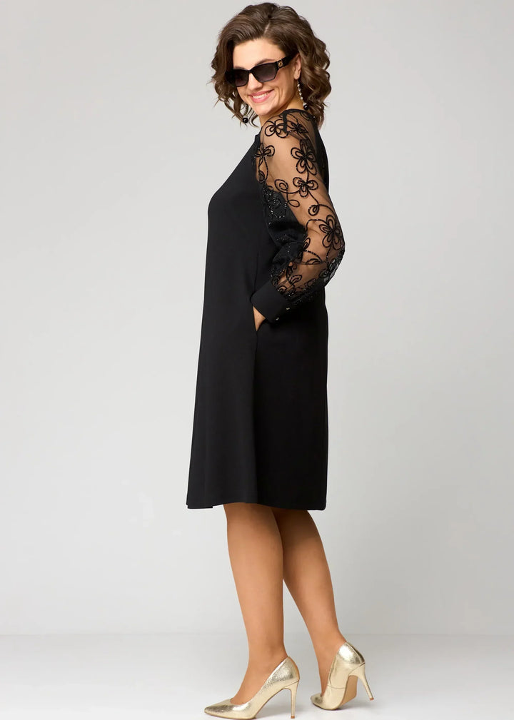 Edris - Elegantes Spitzenkleid
