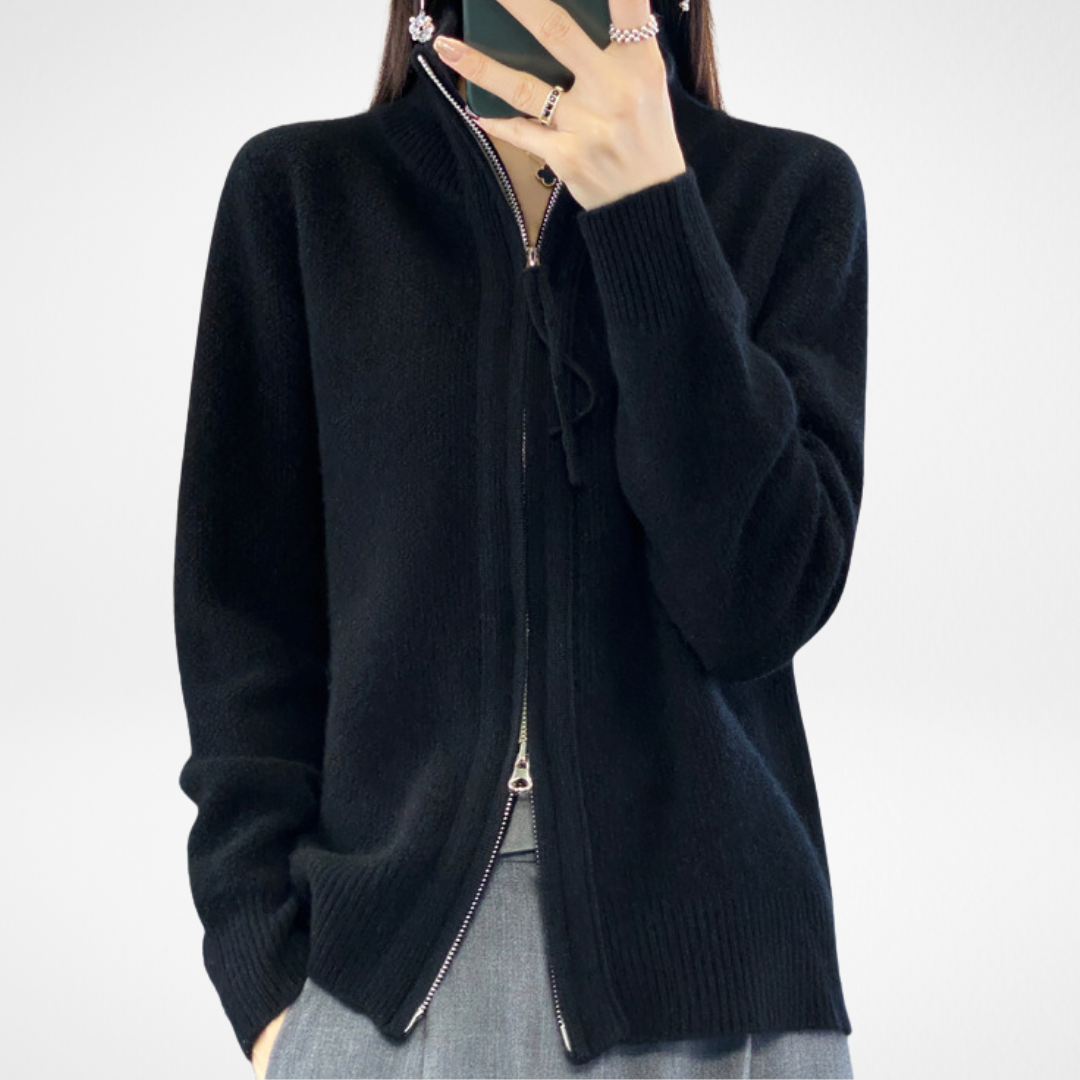 Lisa | Cashmere Zip Weste