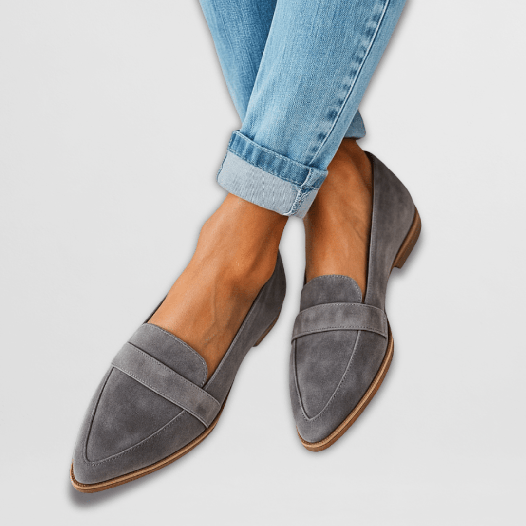 Helen - Orthopädische weiche Wildleder Slipper