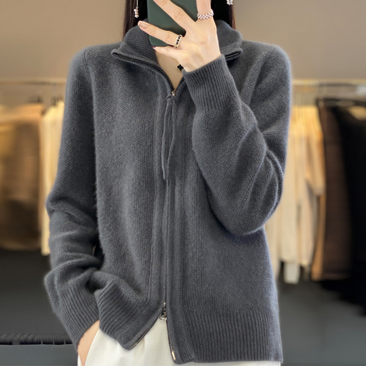 Lisa | Cashmere Zip Weste