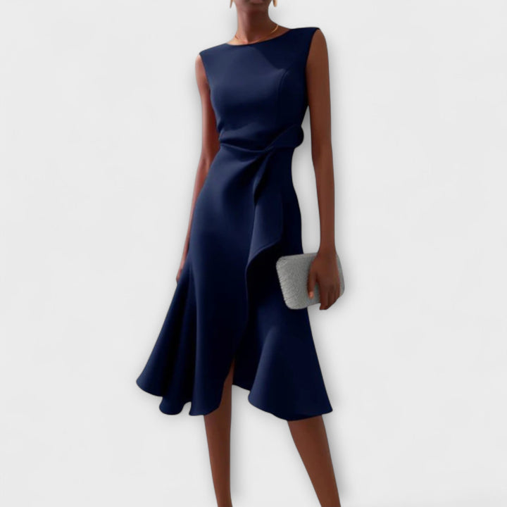 Ariana - Plissiertes Midi-Kleid