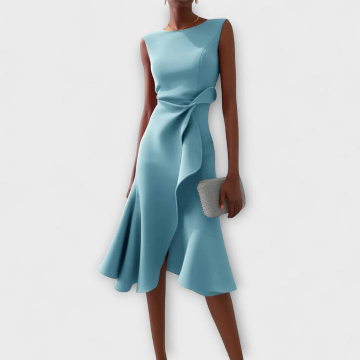 Ariana - Plissiertes Midi-Kleid