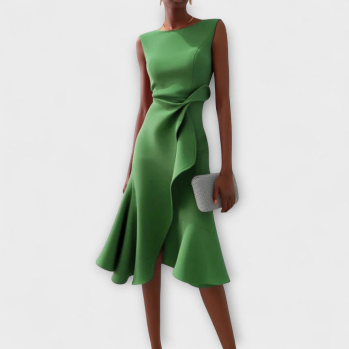 Ariana - Plissiertes Midi-Kleid