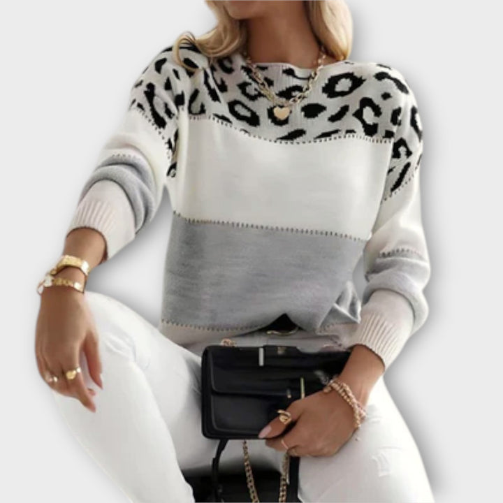 Cheyenne - Pullover mit Leopardenmuster