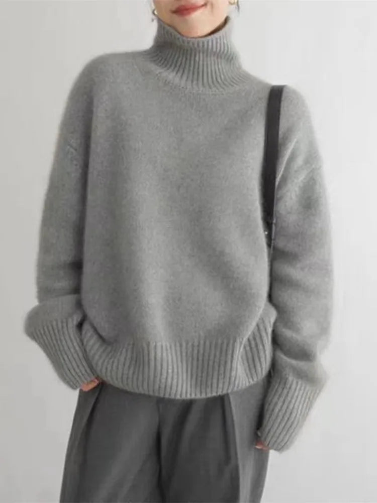 Isabella | Kaschmir Hoher Hals Pullover