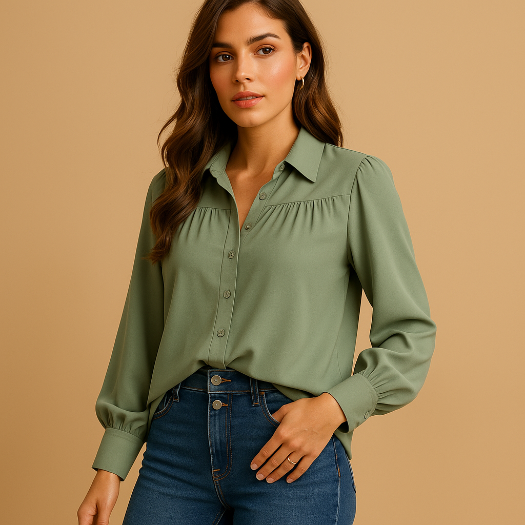 Isabeau™ | Bluse mit Laternenärmeln