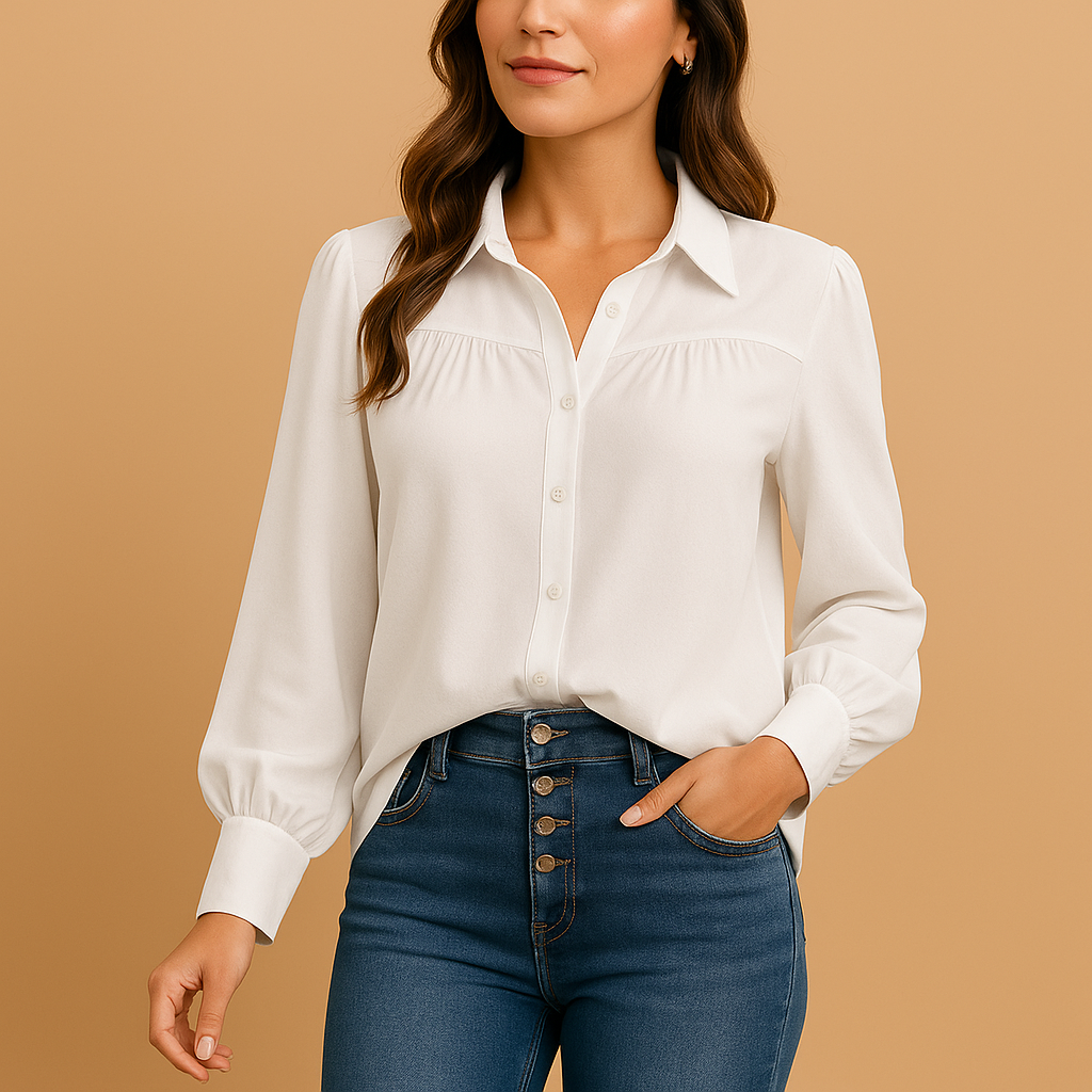 Isabeau™ | Bluse mit Laternenärmeln