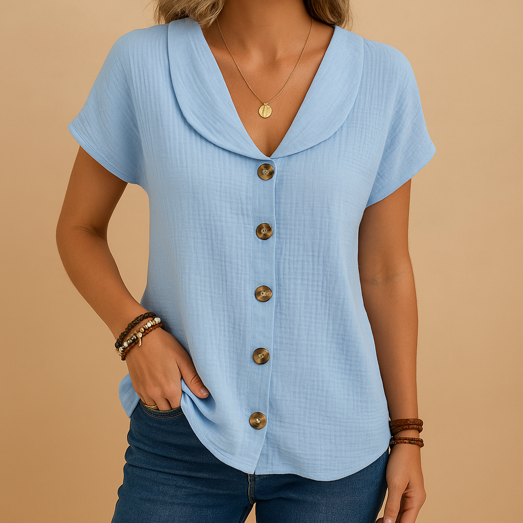 Josiane™ | Bluse Klassischer Kragen