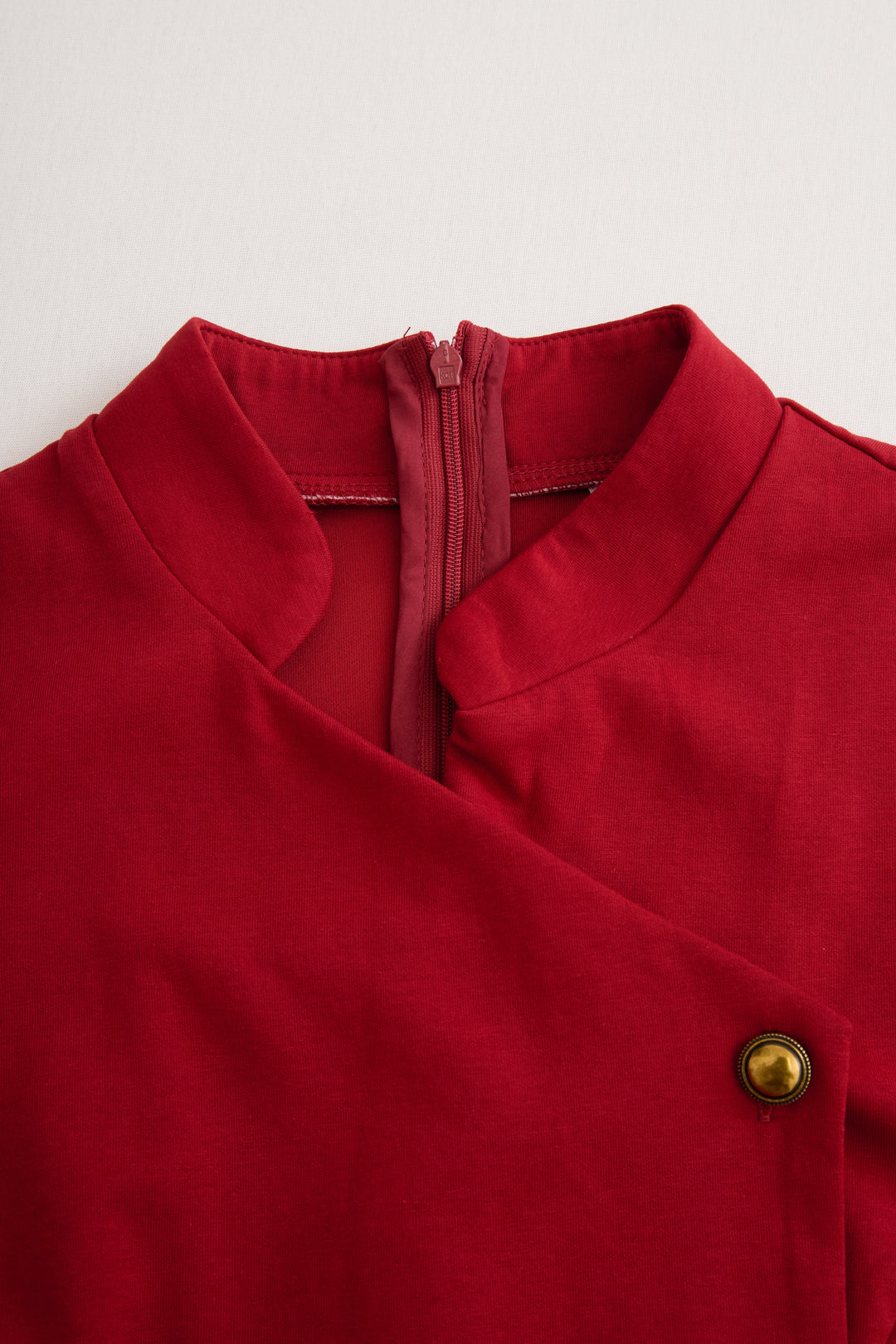 Ruby | Burgunderfarbendes ärmelloses Midikleid