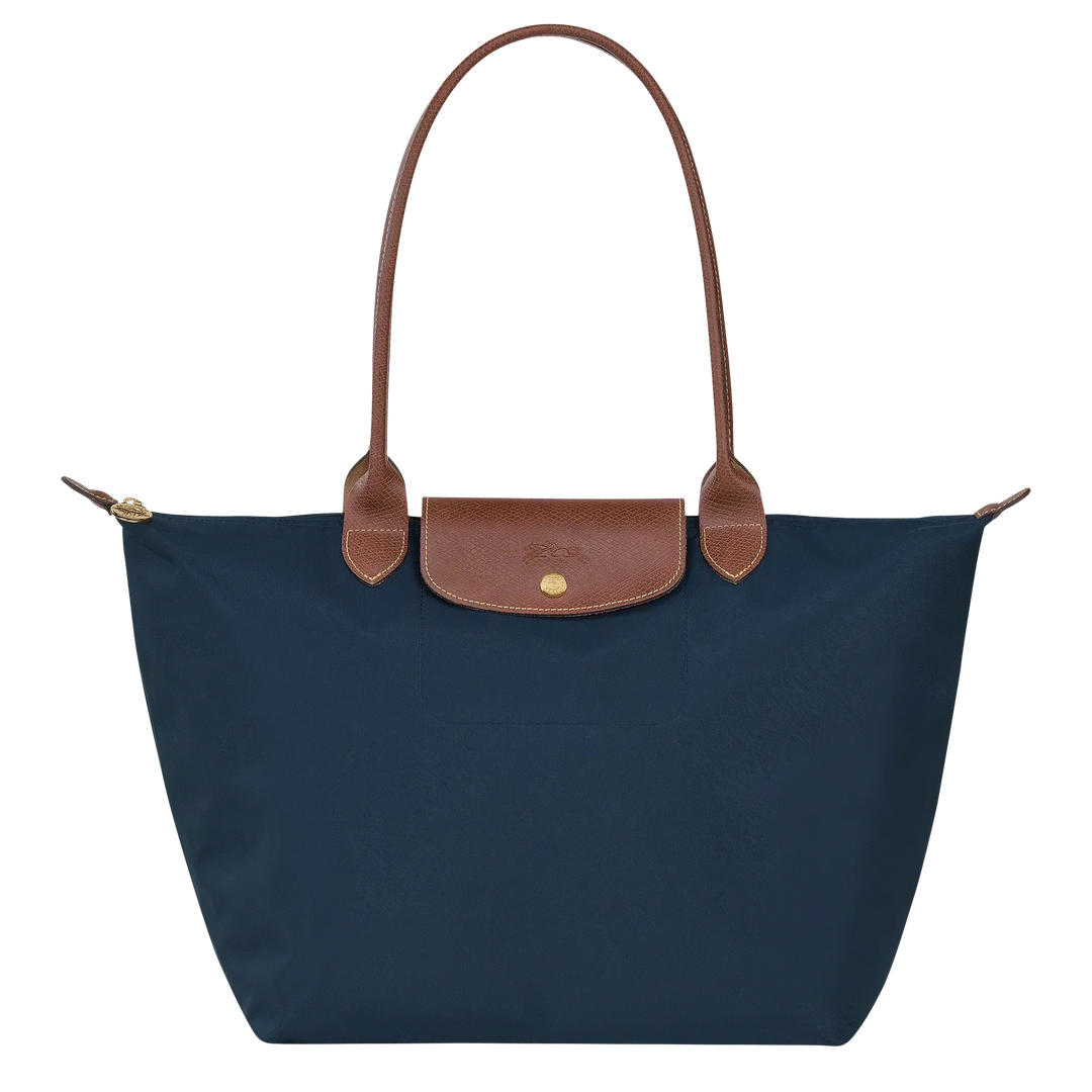 Große Le Pliage Tasche, Marineblau