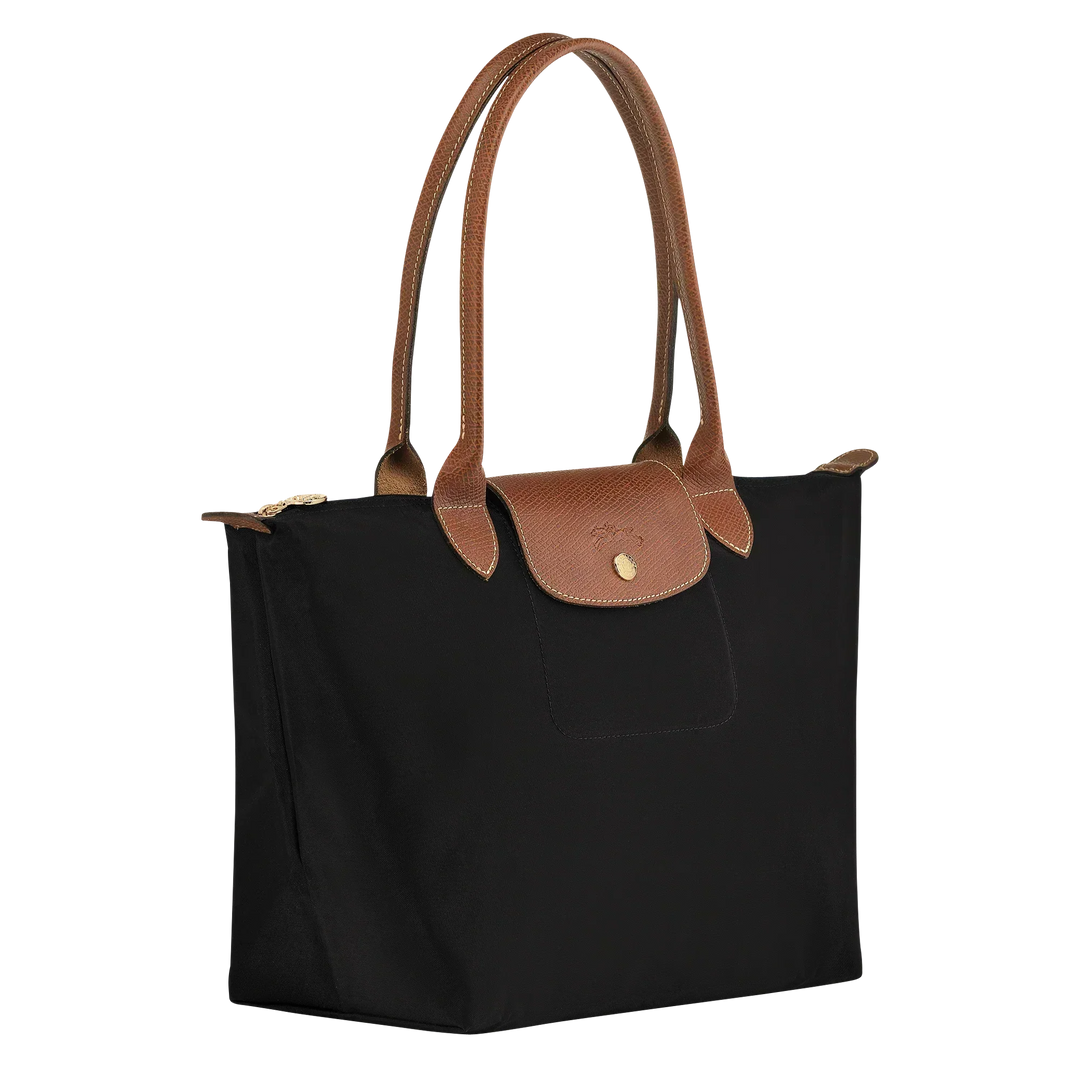 Medium Le Pliage Tote, Schwarz