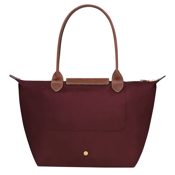 Mittlere Pliage Tasche, Burgunder