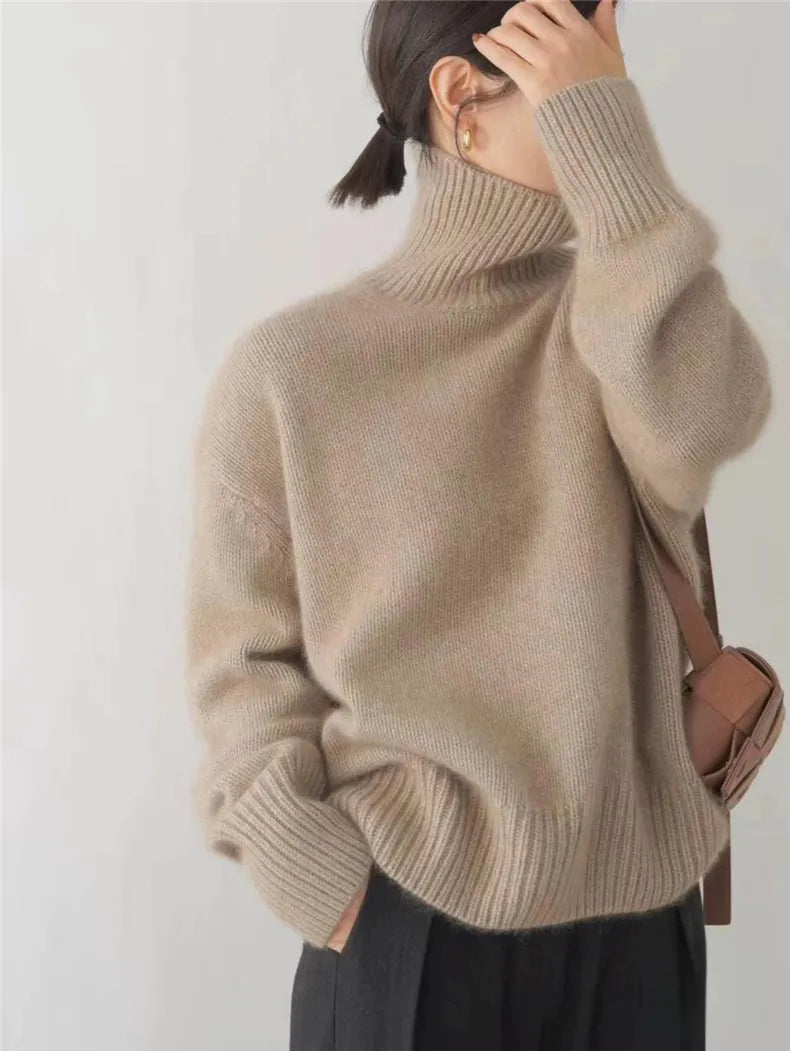 Isabella | Kaschmir Hoher Hals Pullover