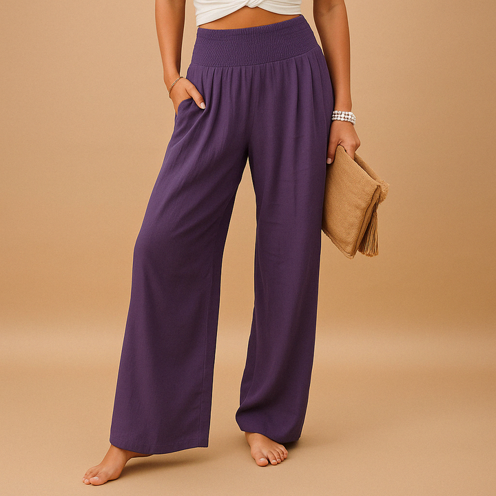 Laëtitia™ | Elastische Gerade Hose