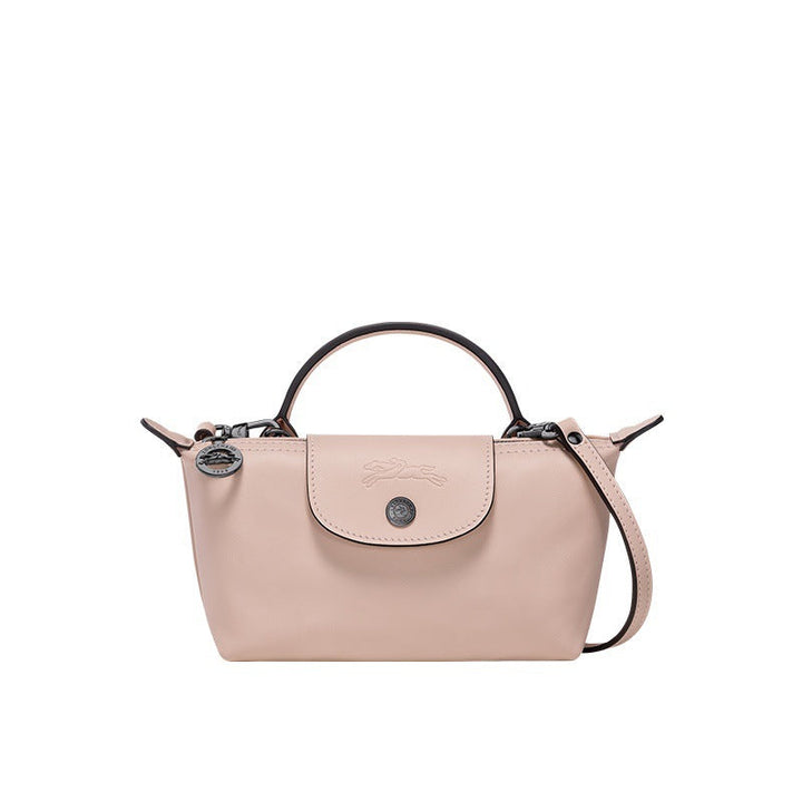 Mini-Leder Tasche - Pink