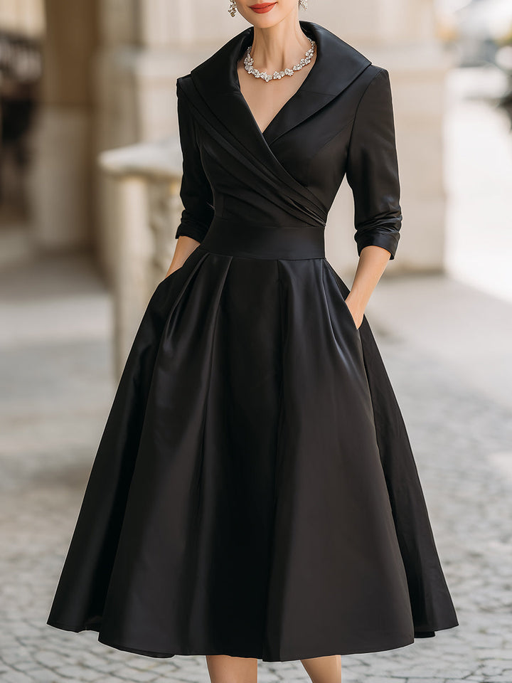 Lina – Midikleid aus Satin