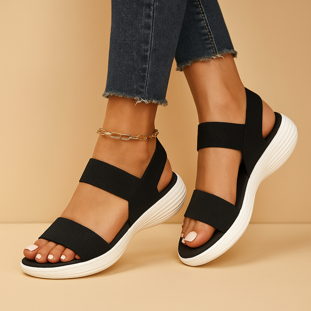 Catherine™ | Flache Sandalen