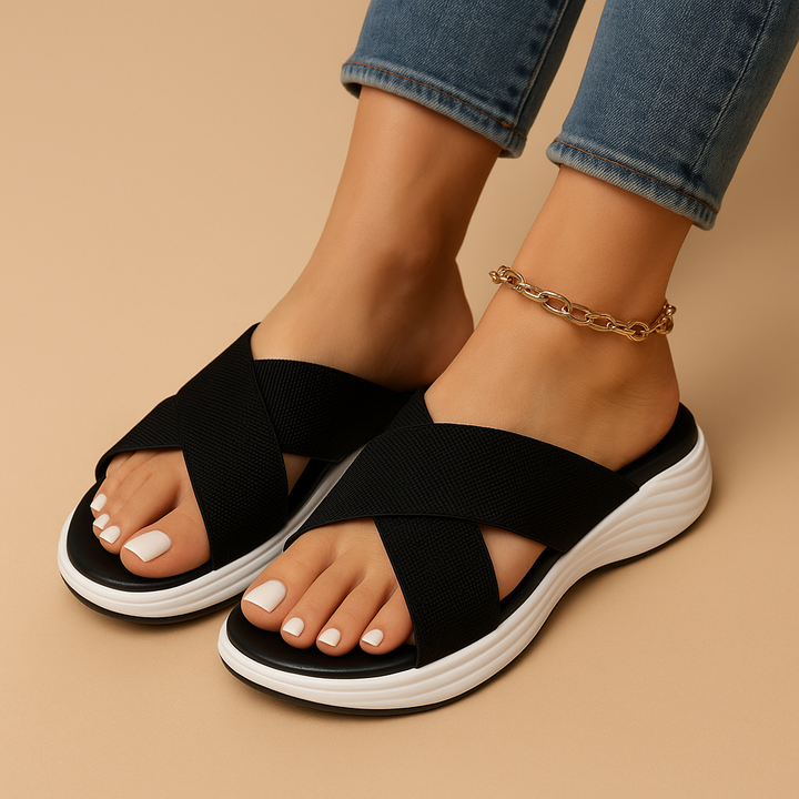 Catherine™ | Flache Sandalen