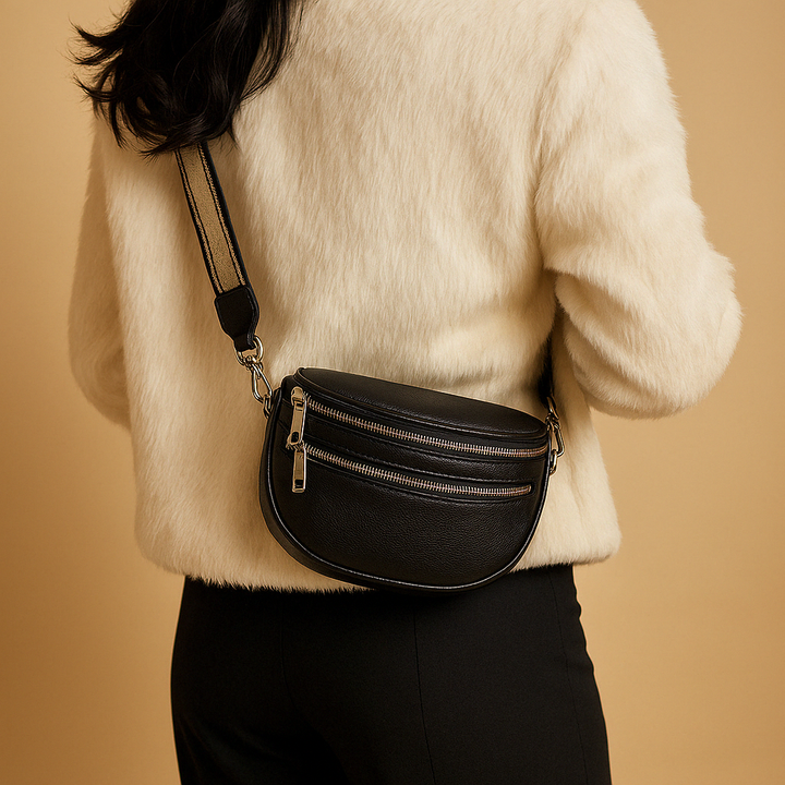 Brigitte™ | Tasche mit doppeltem Reißverschluss