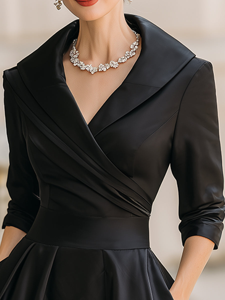 Lina – Midikleid aus Satin