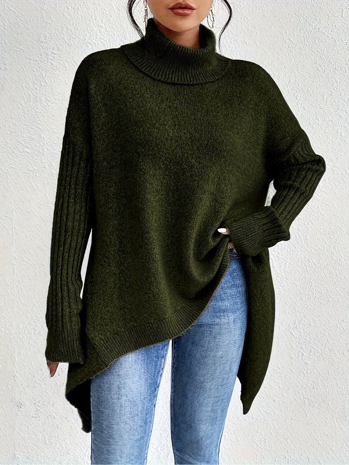 Isla - Übergroßer Rollkragenpullover