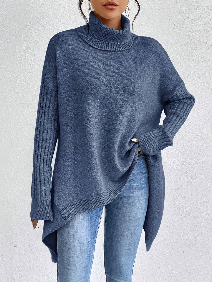 Isla - Übergroßer Rollkragenpullover