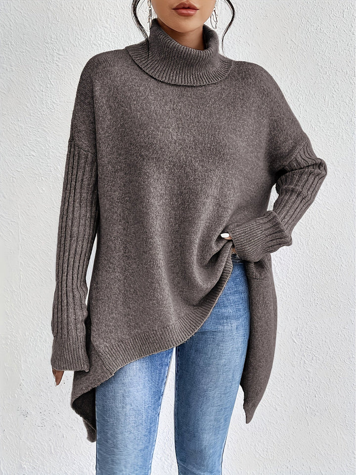 Isla - Oversized Rollkragenpullover
