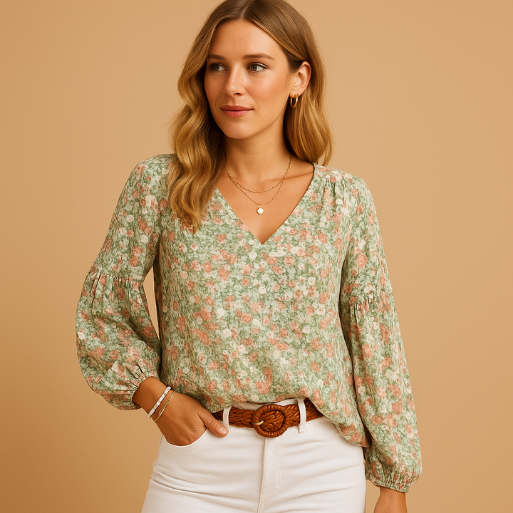 Solène™ | Bluse mit langen Ärmeln