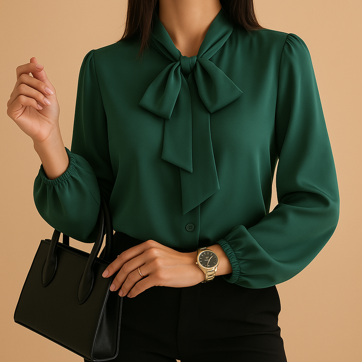 Léandre™ | Bluse mit Knotendetail