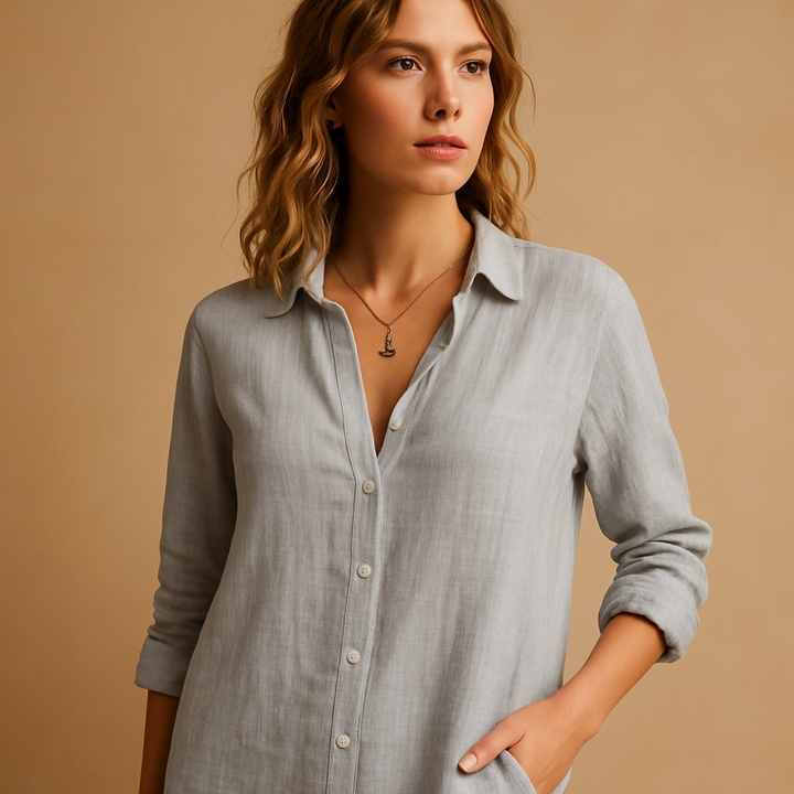 Maëllea™ | Bluse mit Reverskragen
