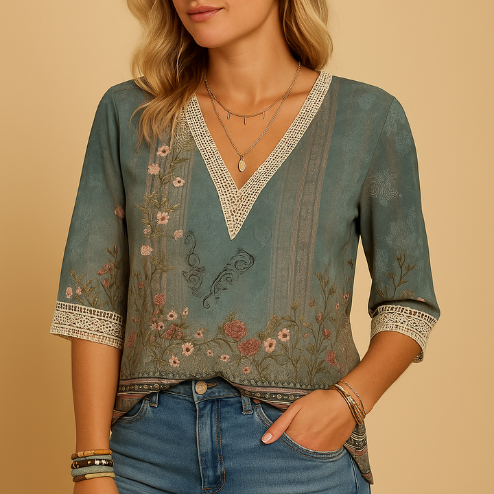 Quitterie™ | Elegante Taillierte Bluse