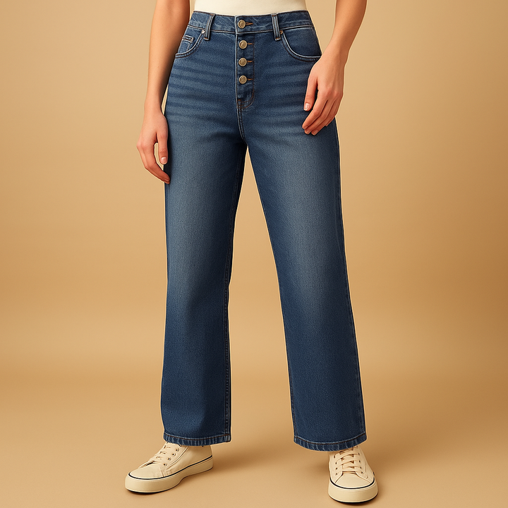 Valentine™ | Hohe Taille Jeans Loose