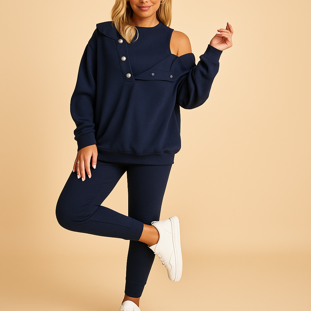 Agnès™ | Weiches Hoodie-Set